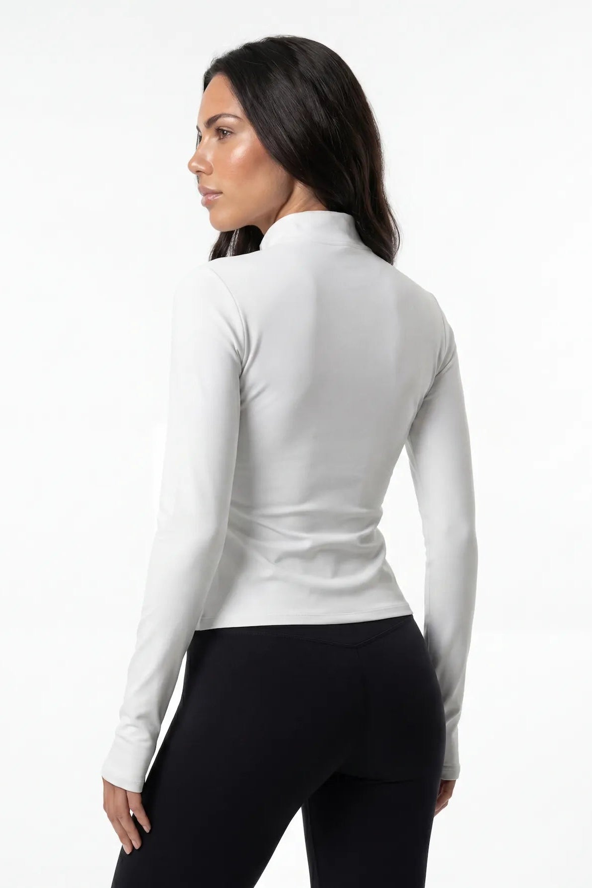 Giacca Sportiva Slim Fit da Donna Full Zip Traspirante Vista Posteriore