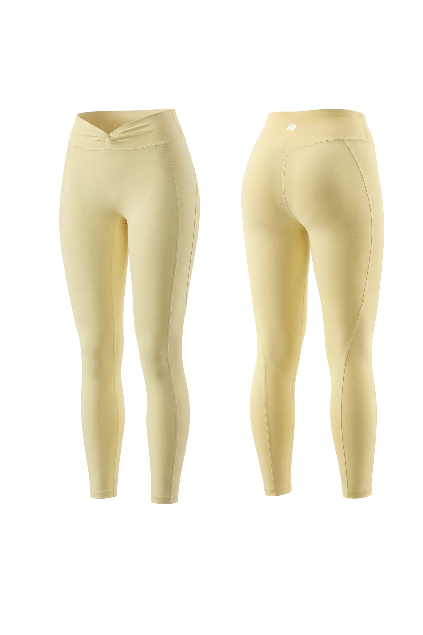 Legging Sportivo da Donna a Seconda Pelle ad Alta Compressione con Dettaglio Prodotto 